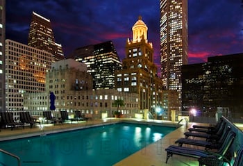 Downtown view from a Houston condo