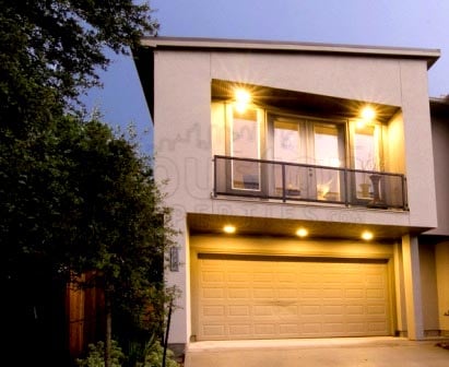 Houston townhomes for sale - night shot