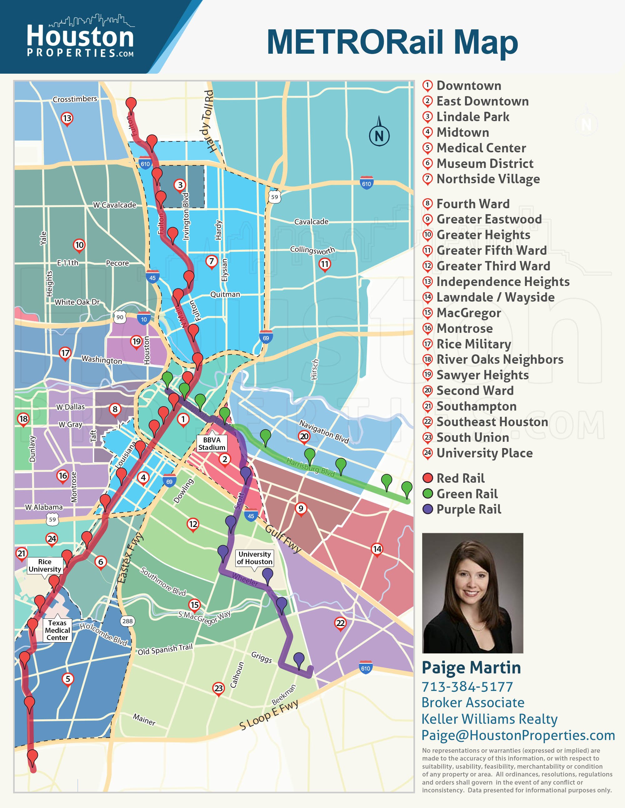 Houston Metro Rail Map Neighborhoods Near Metrorail 0153