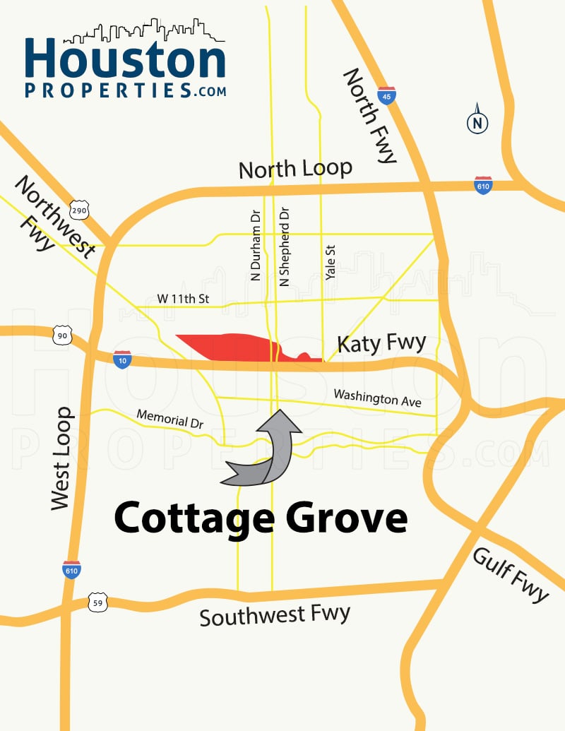 Cottage Grove Houston Map New Cottage Grove Houston Neighborhood Maps