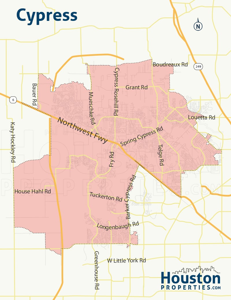 Cypress Tx Zip Code Map – Map Vector