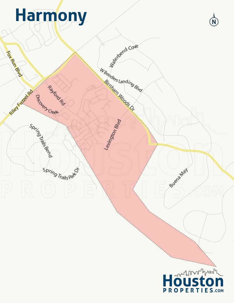 Harmony neighborhood map