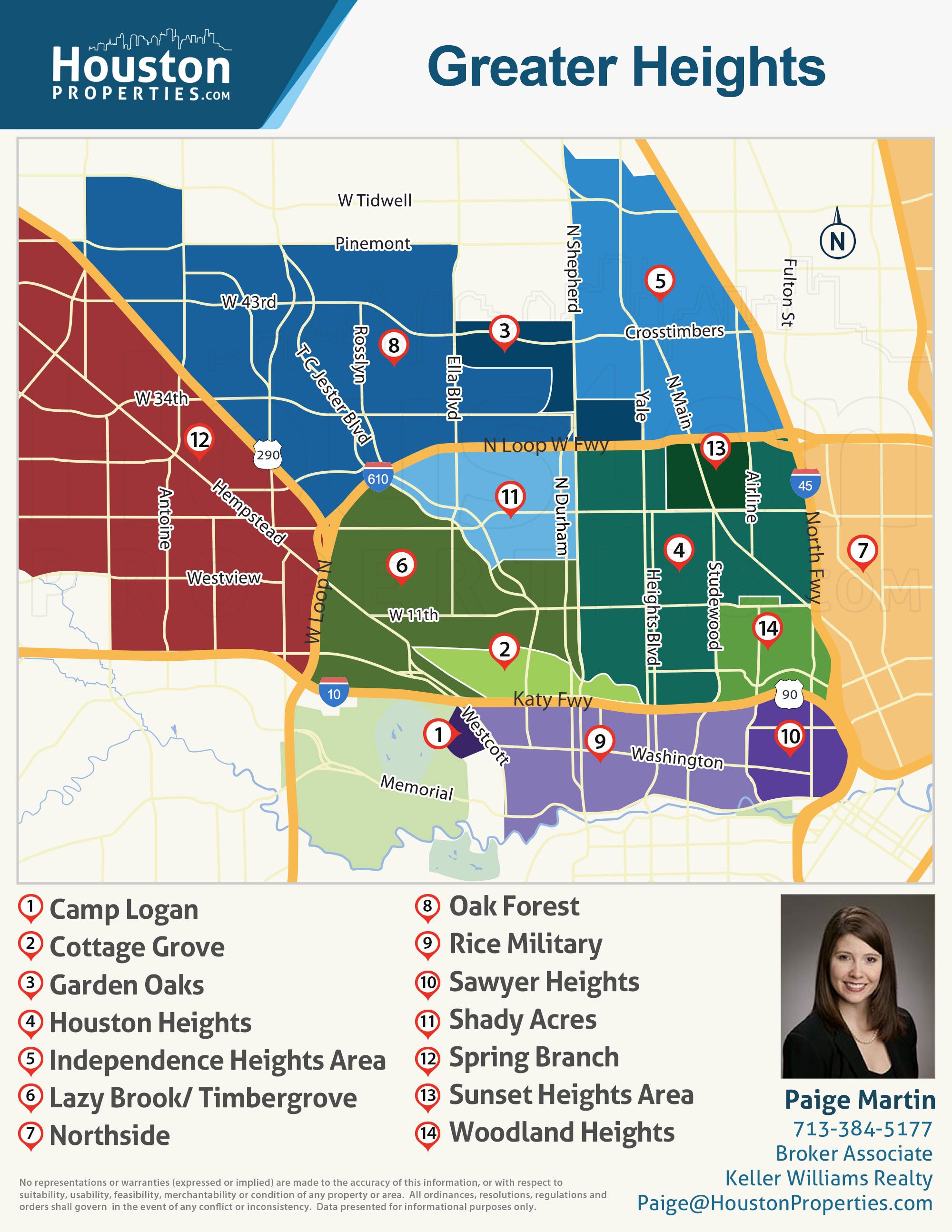 Greater Heights Map 