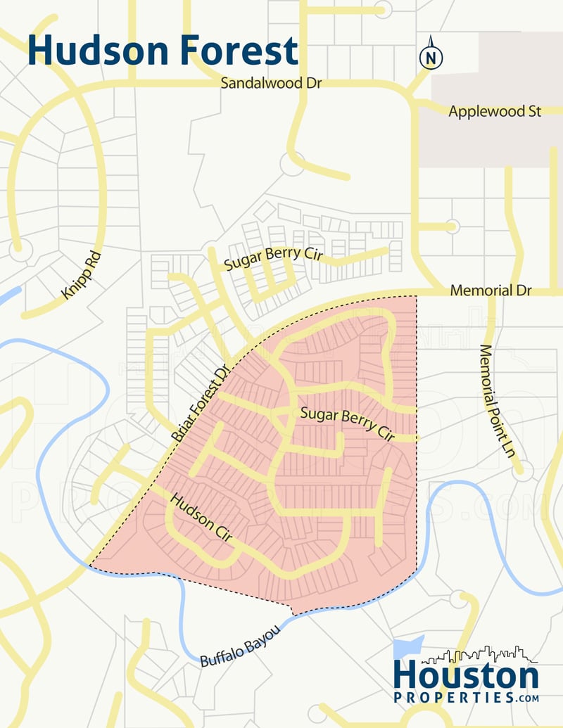 hudson forest neighborhood map