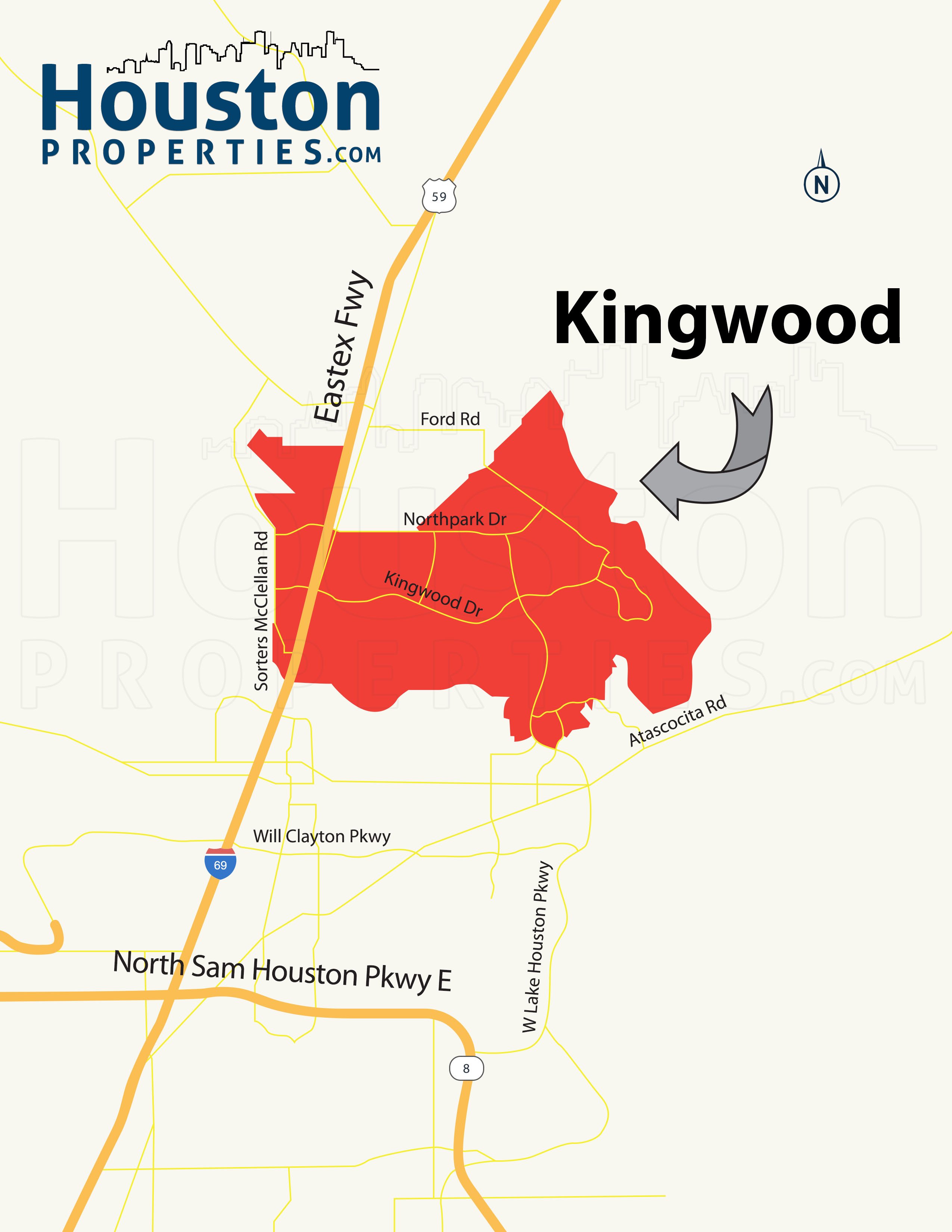 Kingwood TX map
