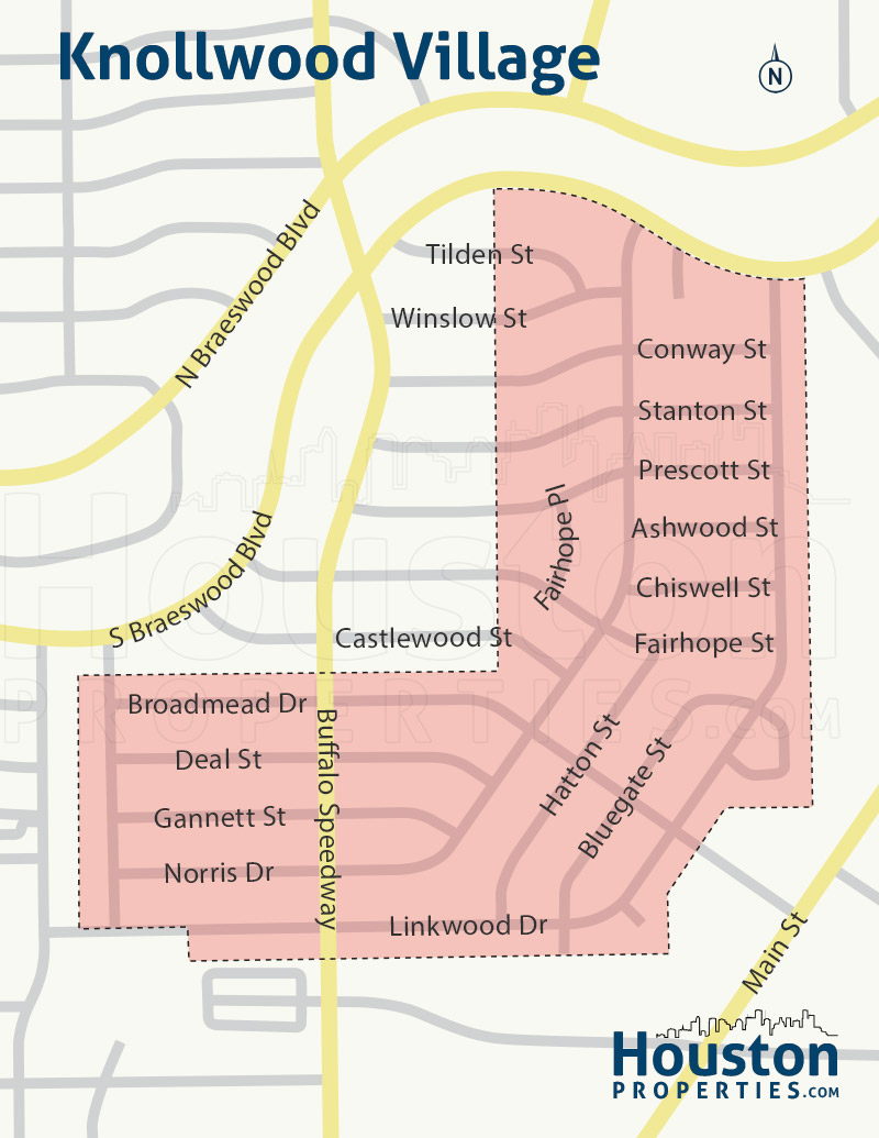 Knollwood Village neighborhood map