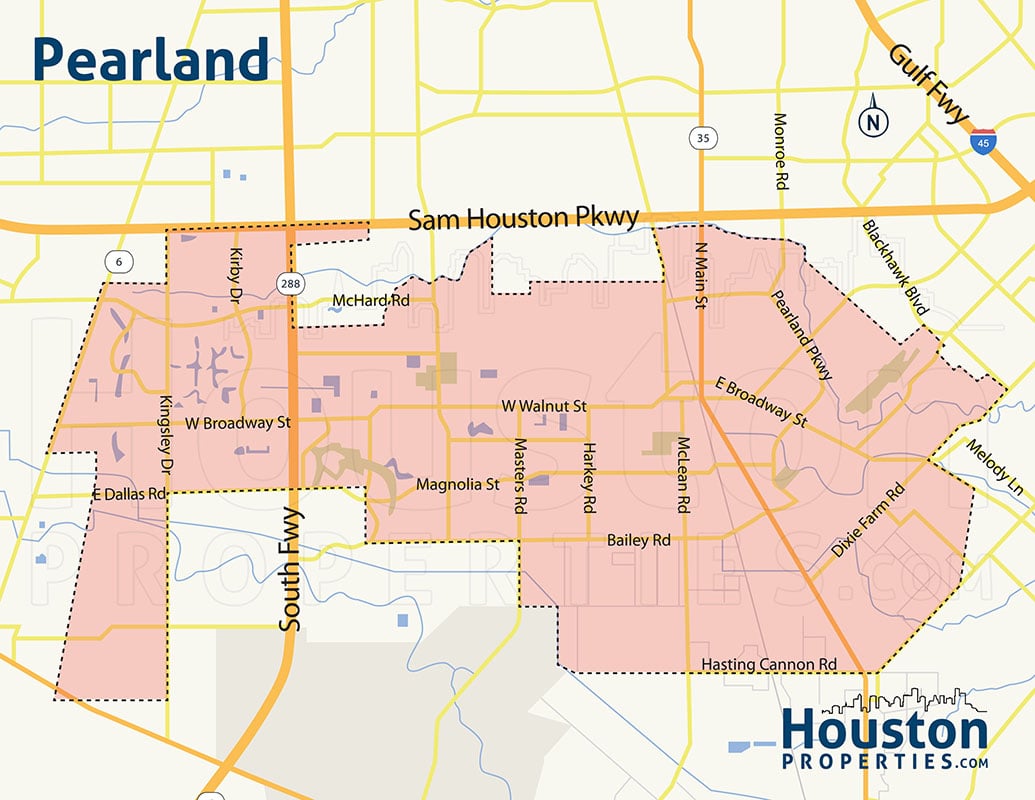 Pearland Map 