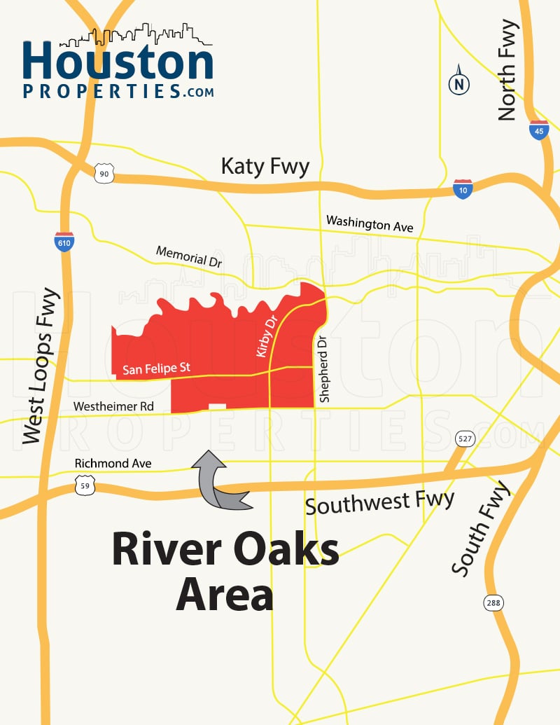 River Oaks Houston Map River Oaks Houston Homes: 10 Key Real Estate Information