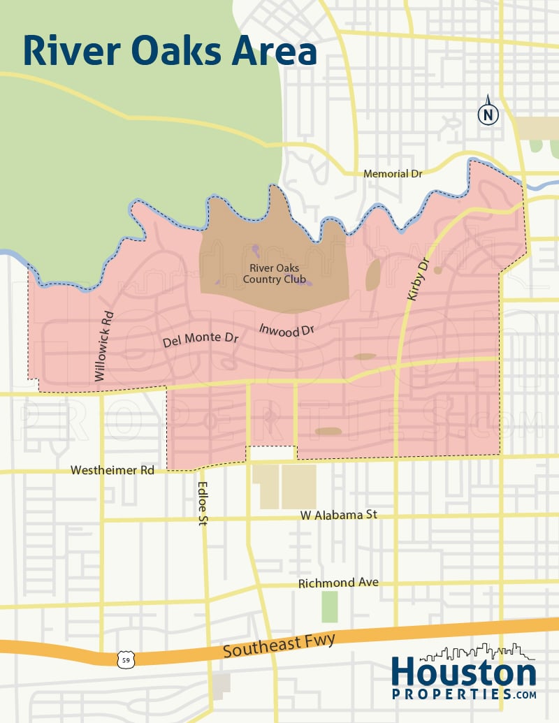 River Oaks Map