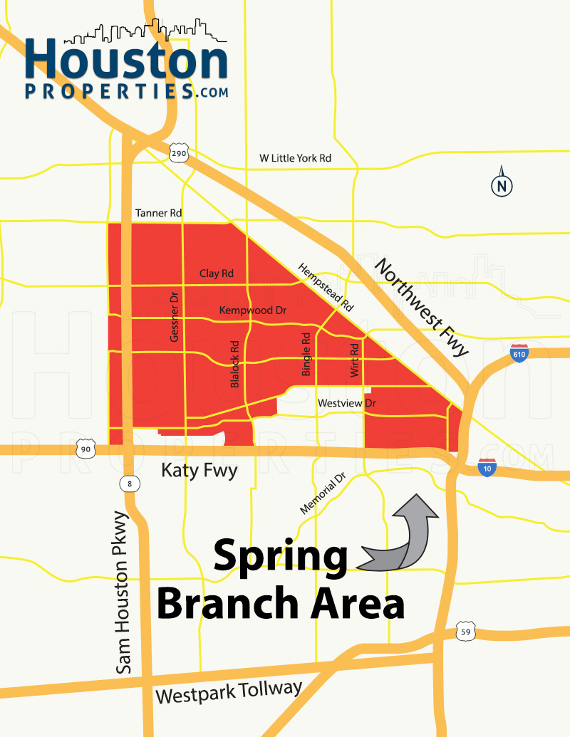 2022 Update Spring Branch Houston Maps Spring Branch Neighborhood Maps